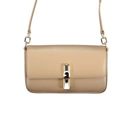 Furla Beige Leather Bag