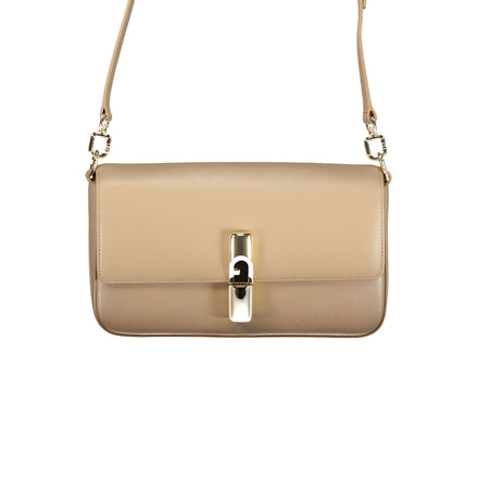 Furla Beige Leather Bag