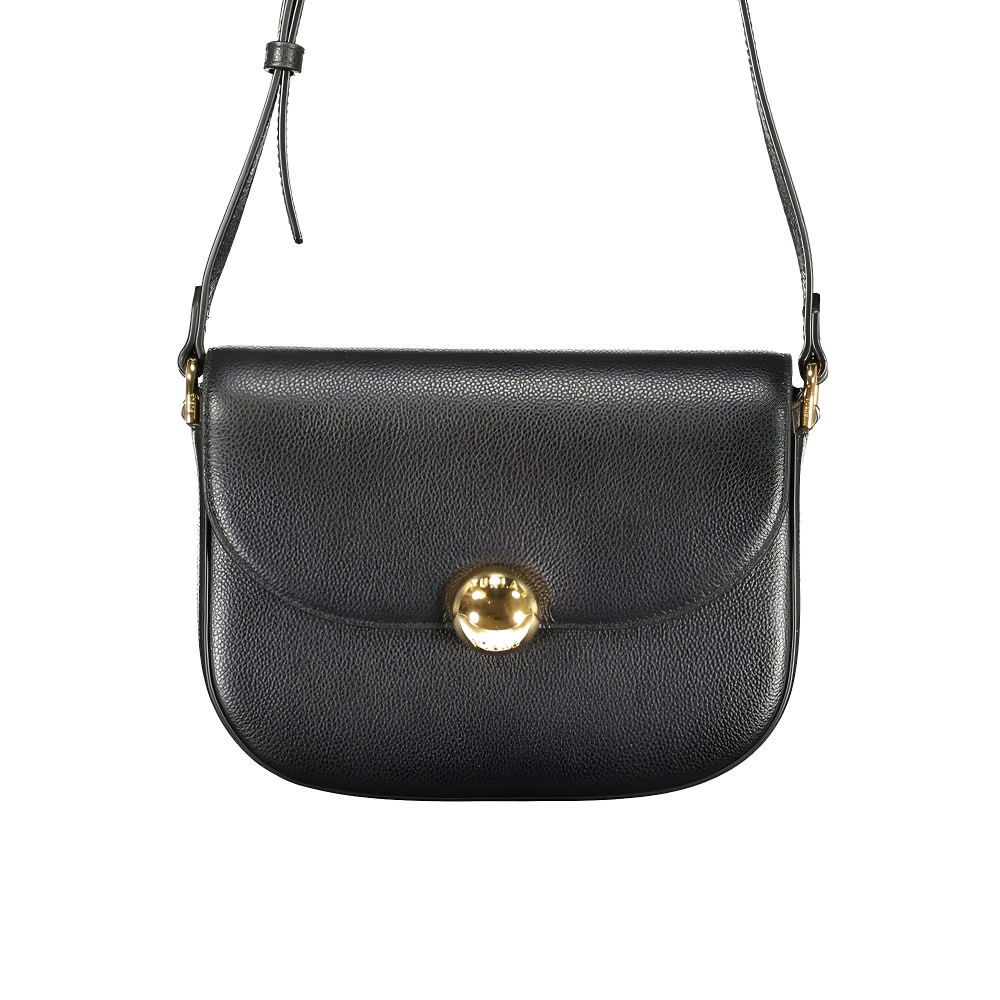 Furla Black Leather Crossbody