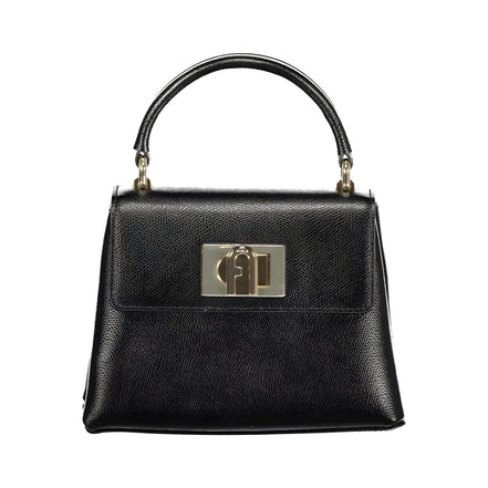 Furla Black Leather Handbag