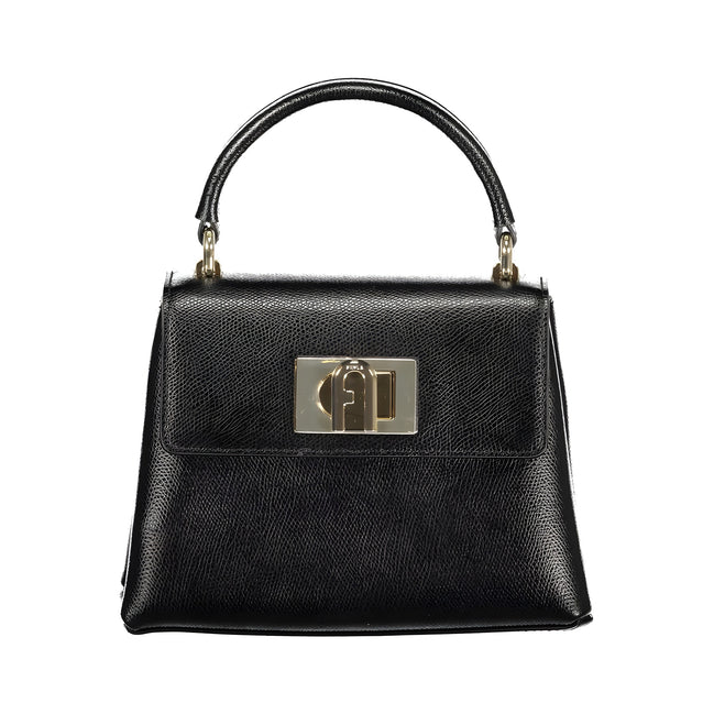 Furla Black Leather Handbag