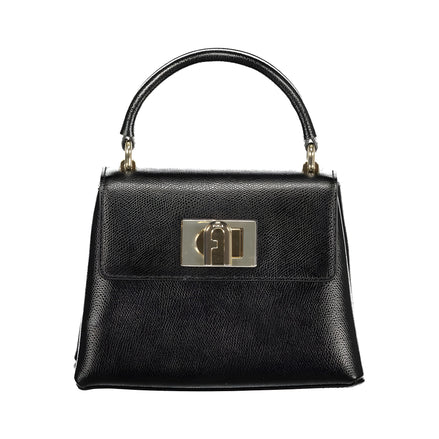 Furla Black Leather Handbag