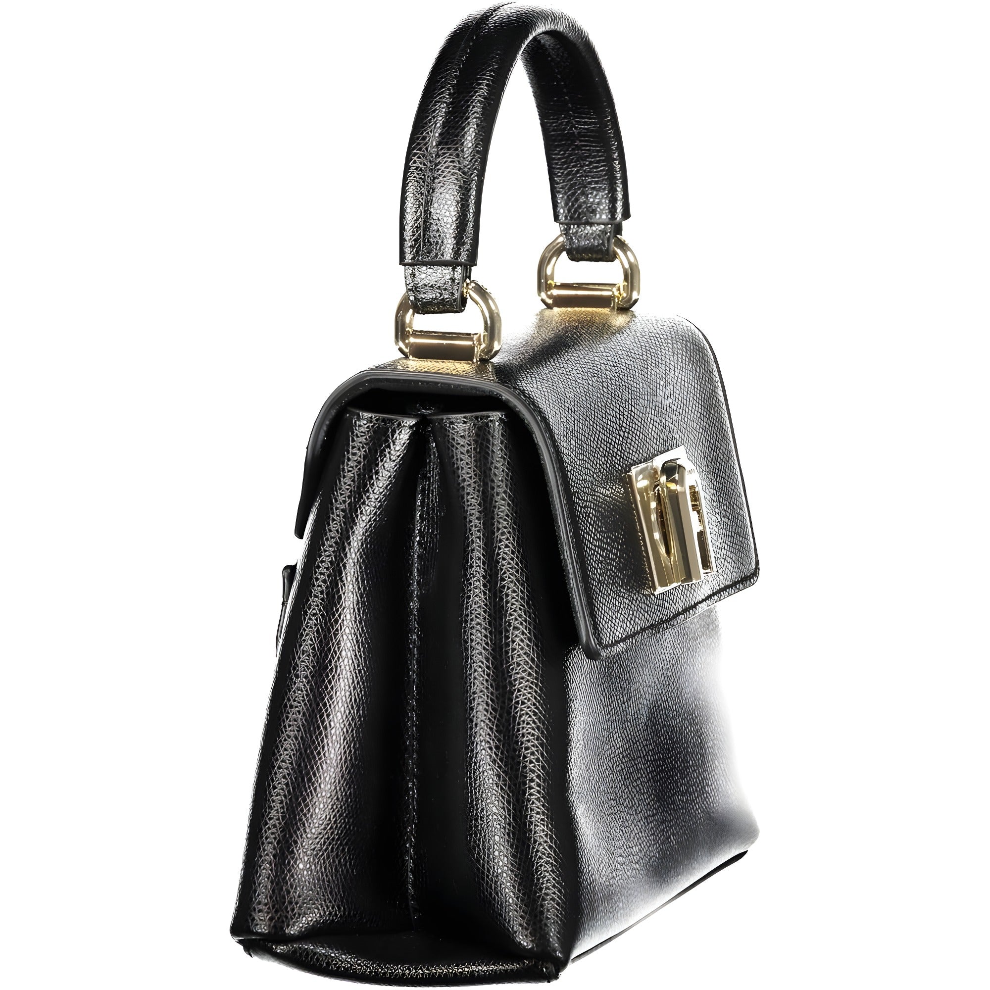 Furla Black Leather Handbag