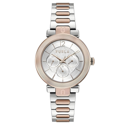 Furla Gray Stainless Steel Dress Watch