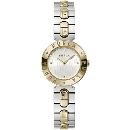 Furla Gray Stainless Steel Dress Watch
