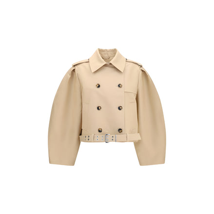 Ganni Beige Cotton Jacket