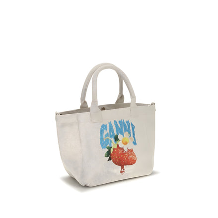 Ganni Beige Polyester Shoulder Bag