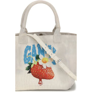 Ganni Beige Polyester Shoulder Bag
