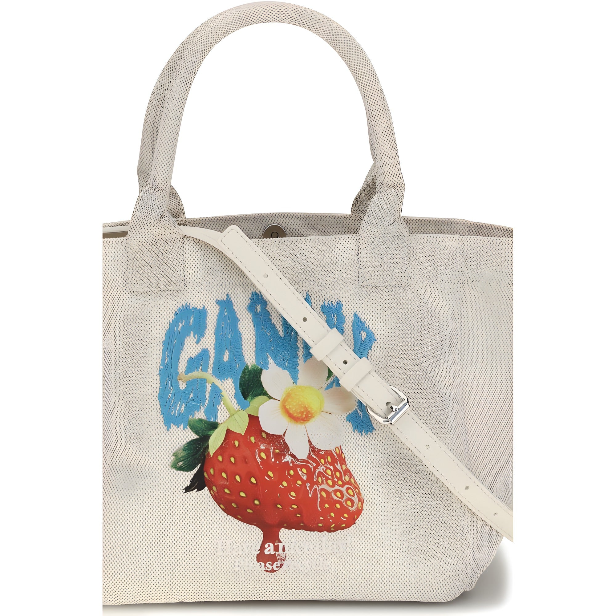 Ganni Beige Polyester Shoulder Bag