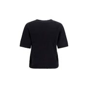 Ganni Black Alpaca Vicugna Pacos T-Shirt
