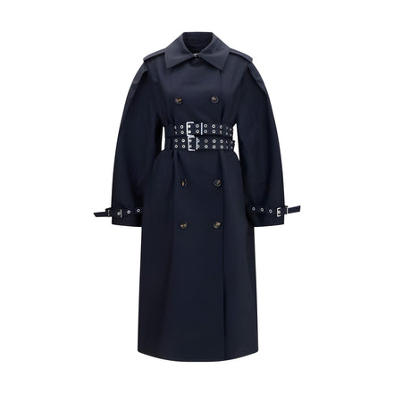Ganni Black Cotton Coat