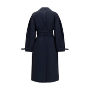 Ganni Black Cotton Coat