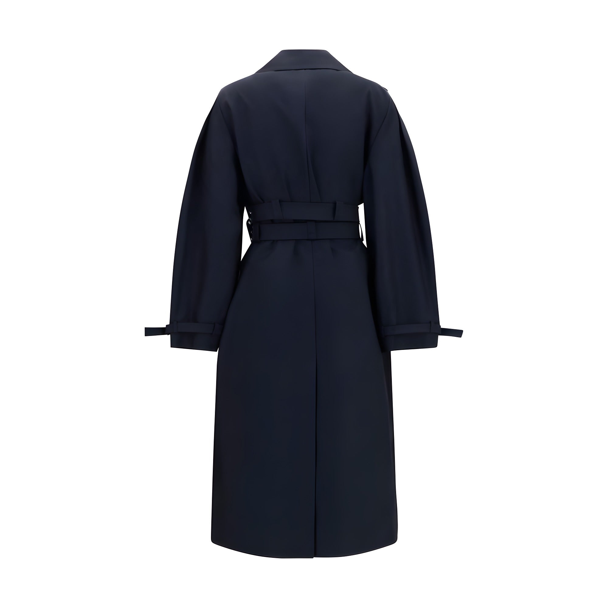 Ganni Black Cotton Coat