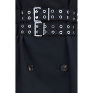 Ganni Black Cotton Coat