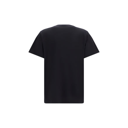Ganni Black Cotton T-Shirt