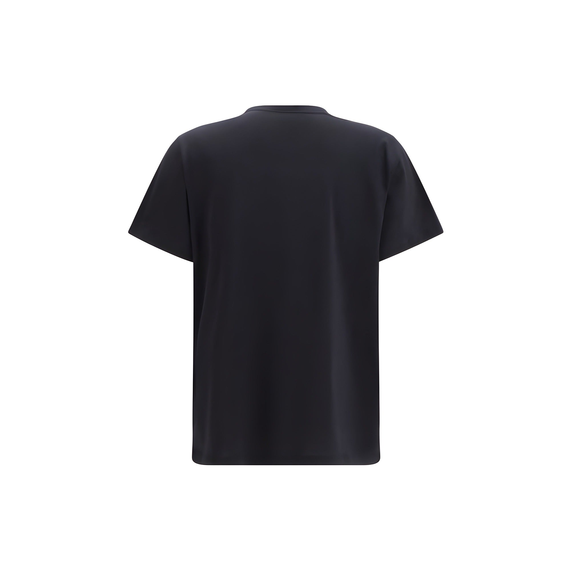 Ganni Black Cotton T-Shirt