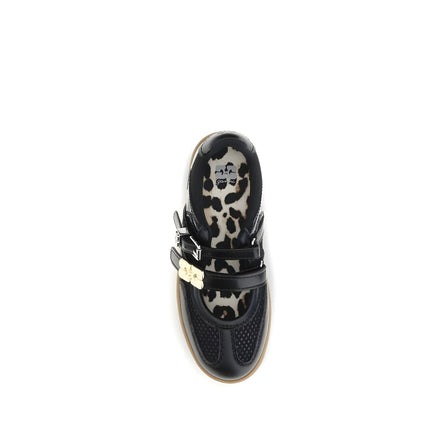 Ganni Black Ballet Flats