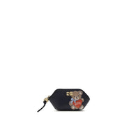 Ganni Black Recycled Leather Wallet