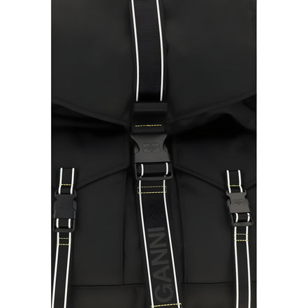 Ganni Black Backpack