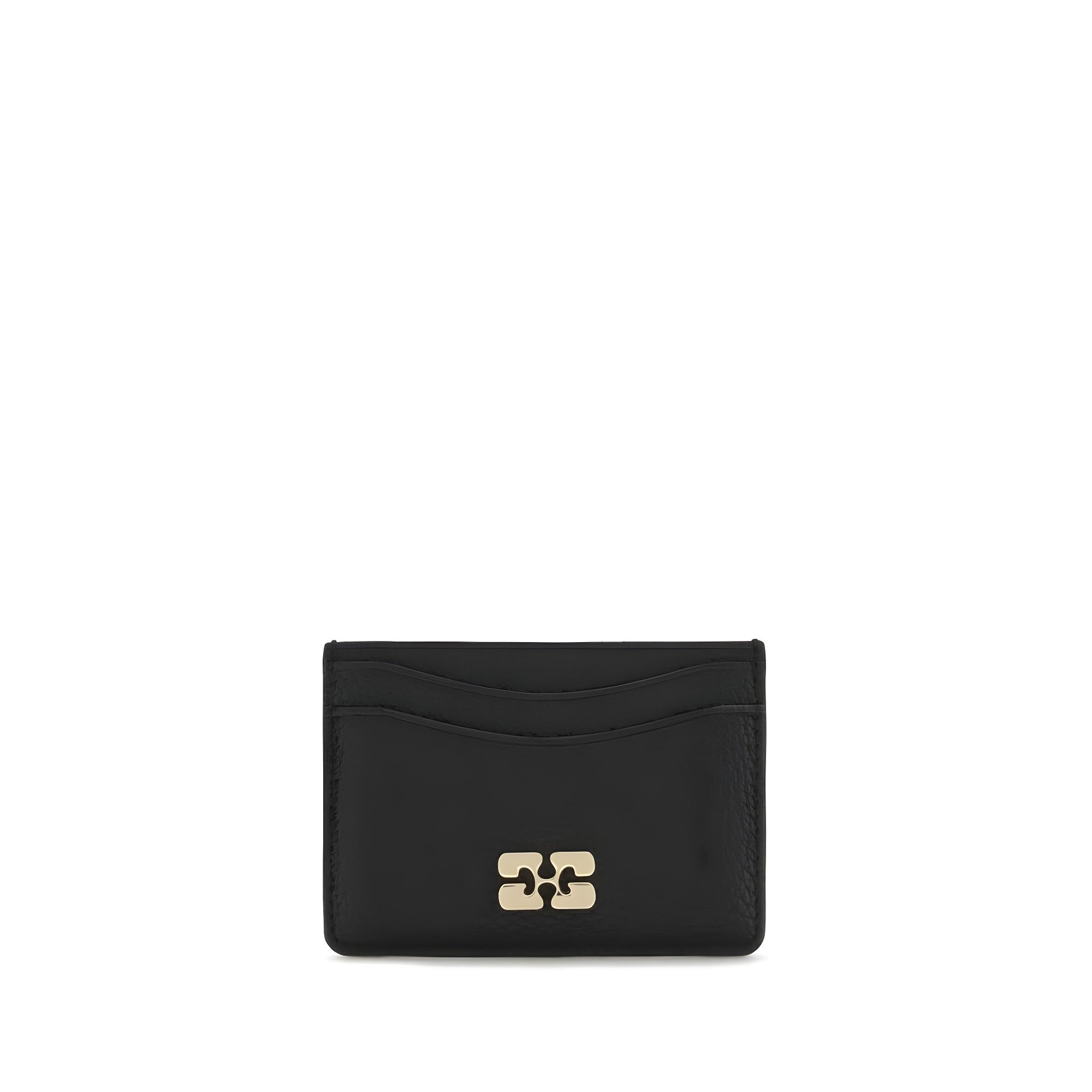 Ganni Black Recycled Polyamide Wallet