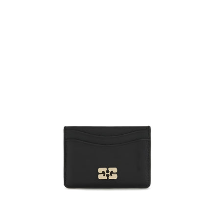 Ganni Black Recycled Polyamide Wallet