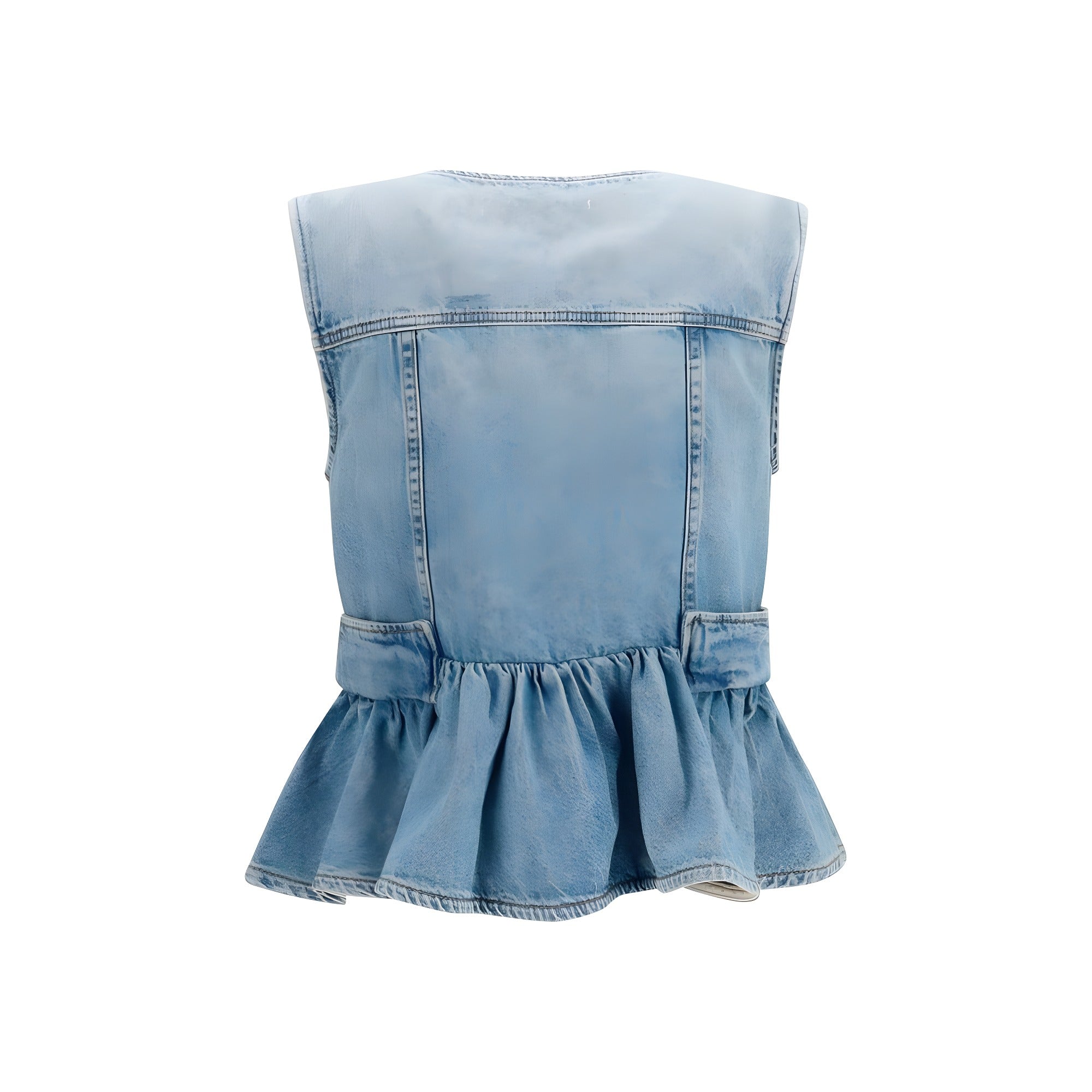 Ganni Blue Cotton Denim Jacket