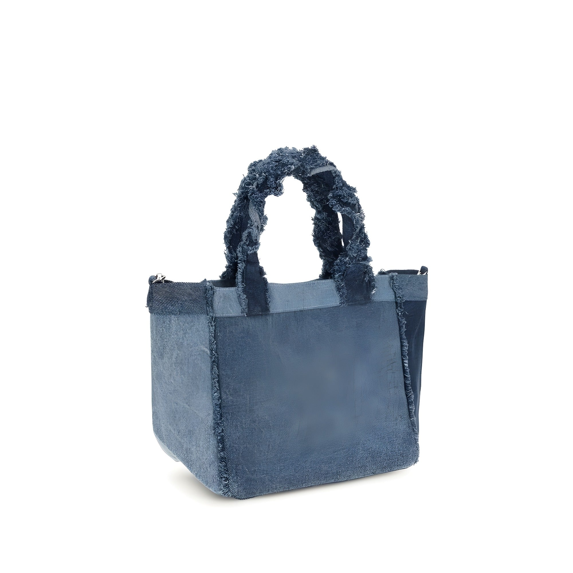 Ganni Blue Cotton Handbag