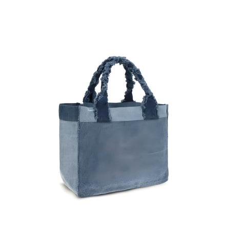 Ganni Blue Cotton Shoulder Bag
