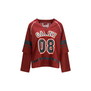 Ganni Bordeaux Sweatshirt