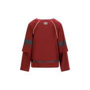 Ganni Bordeaux Sweatshirt