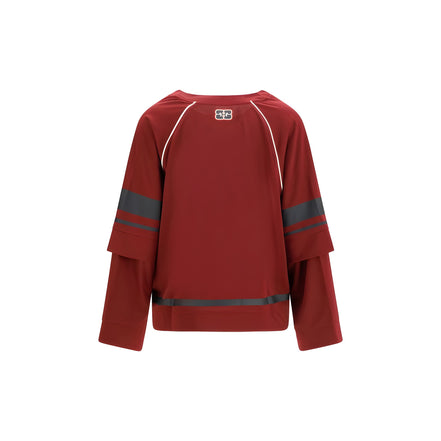 Ganni Bordeaux Sweatshirt