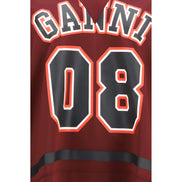 Ganni Bordeaux Sweatshirt