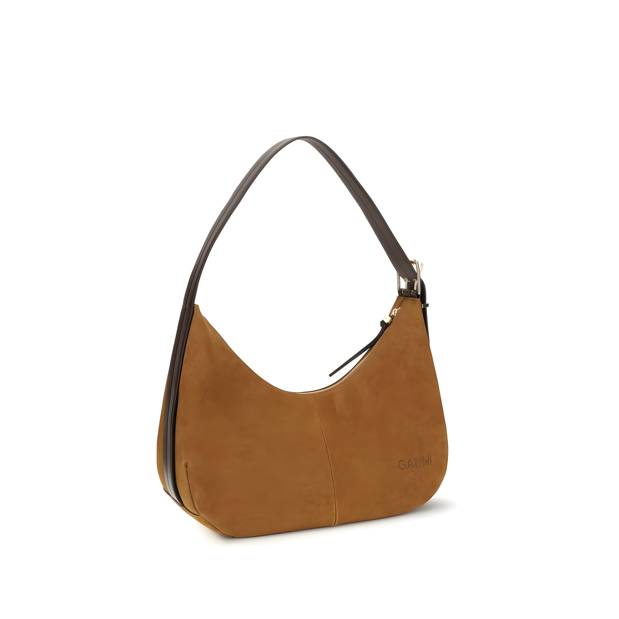 Ganni Brown Shoulder Bag