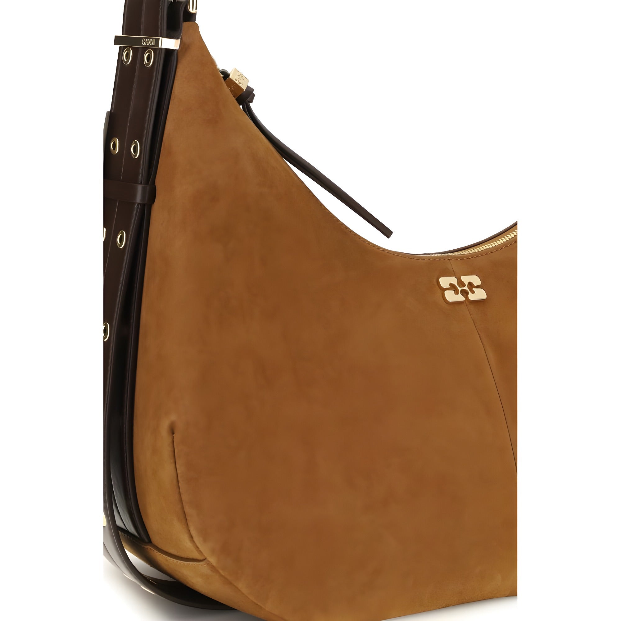 Ganni Brown Shoulder Bag