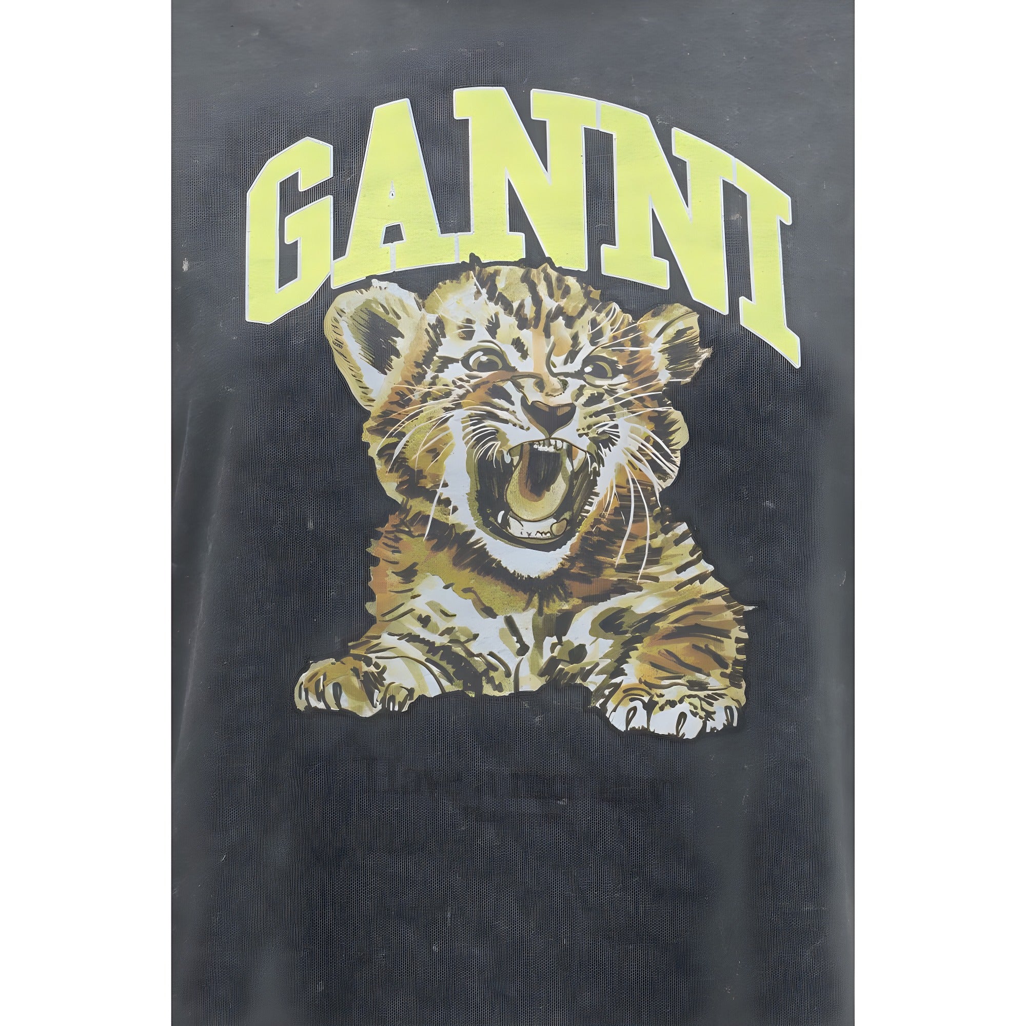 Ganni Gray Cotton Sweatshirt
