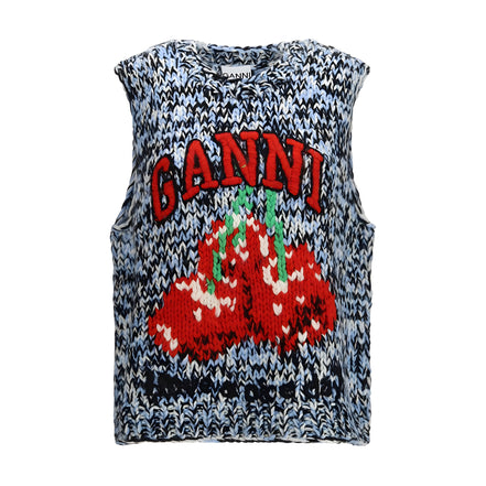 Ganni Multicolor Wool Sweatshirt