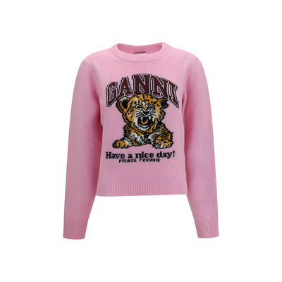 Ganni Multicolor Wool Oves Aries Sweatshirt