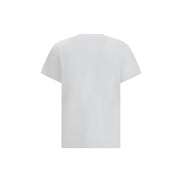Ganni White Cotton T-Shirt