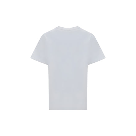 Ganni White Cotton T-Shirt
