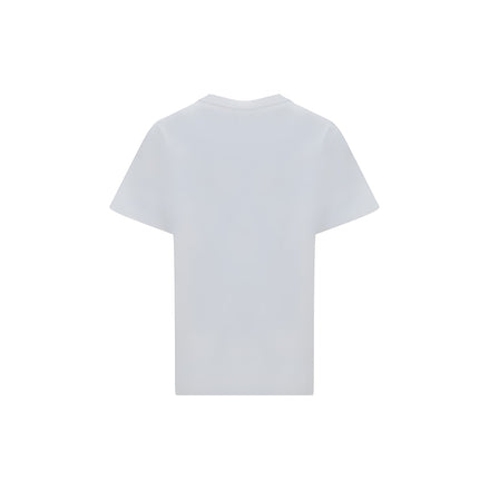 Ganni White Cotton T-Shirt