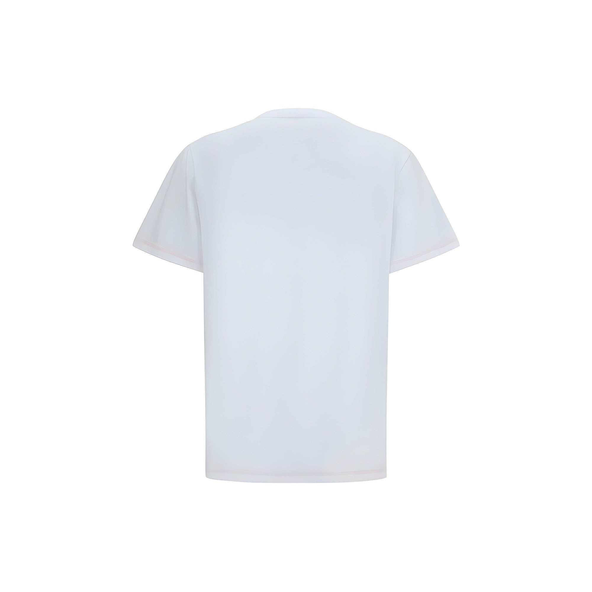 Ganni White Cotton T-Shirt