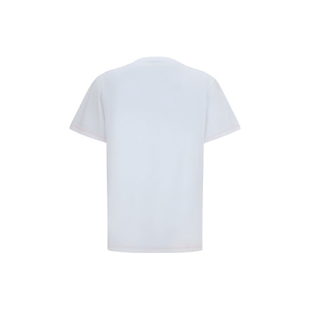 Ganni White Cotton T-Shirt
