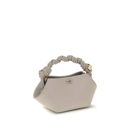 Ganni White Recycled Leather Shoulder Bag