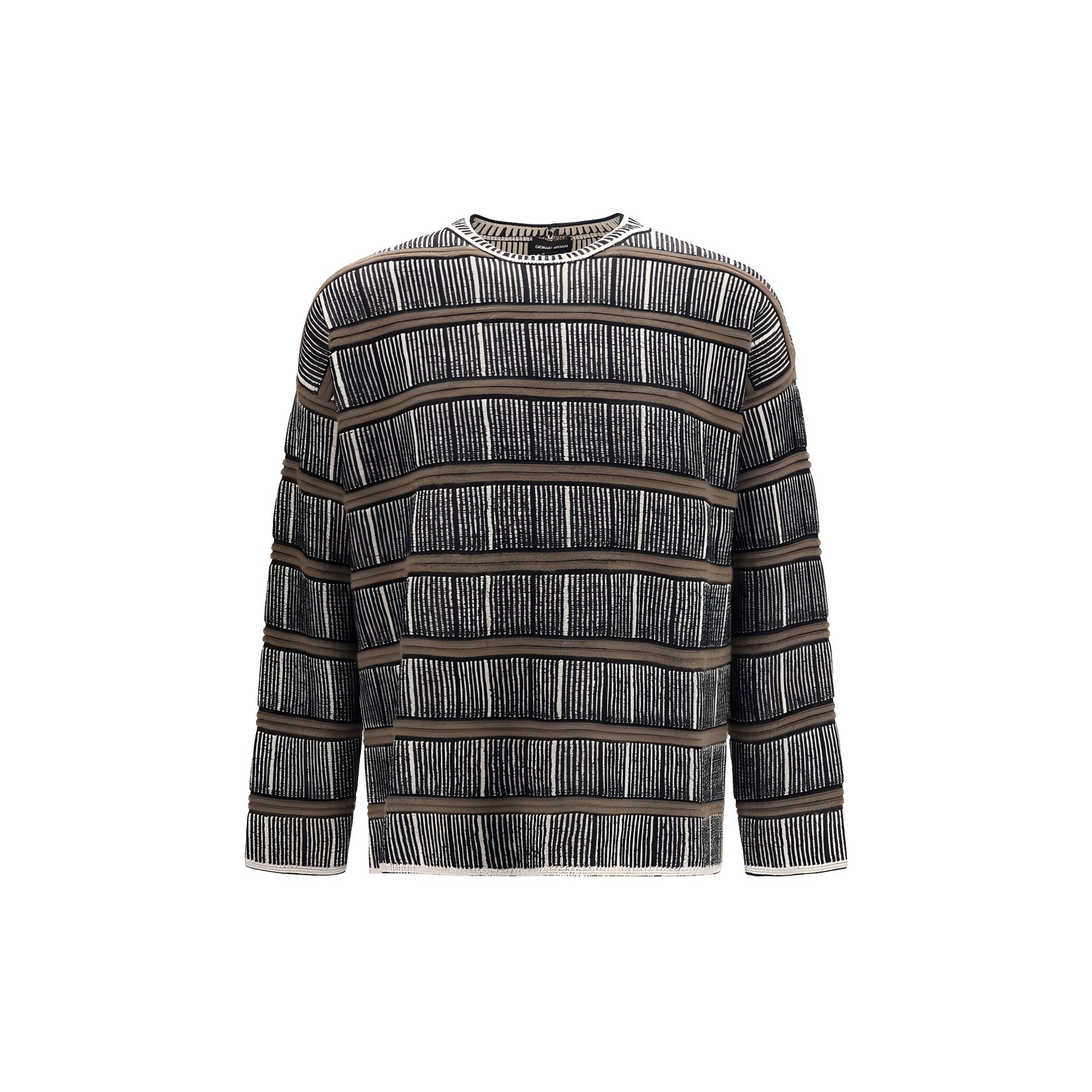 Giorgio Armani Blue Silk Sweatshirt