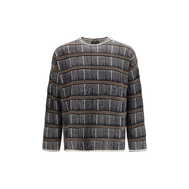 Giorgio Armani Blue Silk Sweatshirt