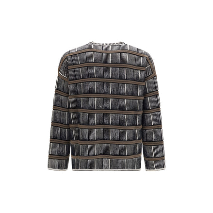 Giorgio Armani Blue Silk Sweatshirt