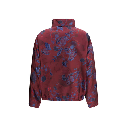 Giorgio Armani Bordeaux Polyester Full-Length Jacket