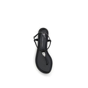 Giuseppe Zanotti Black Flat Sandals