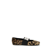 Givenchy Beige Calf Leather Ballet Flats