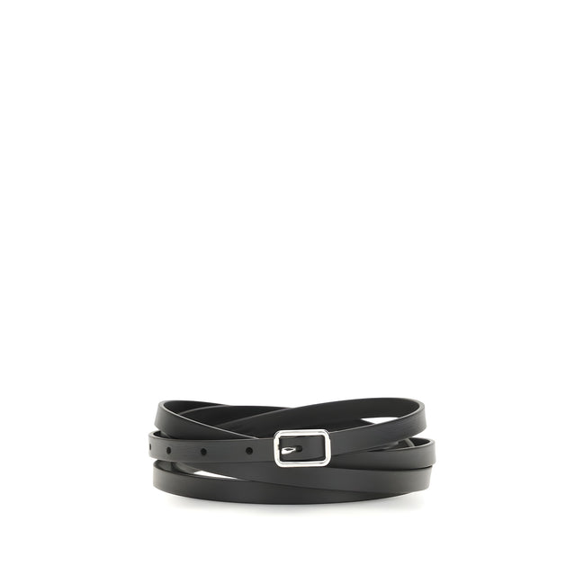 Givenchy Black Calf Leather Belt